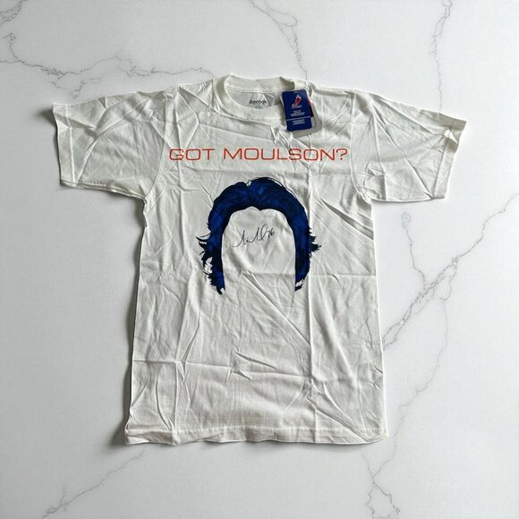 NEW YORK ISLANDERS Got Moulson? Matt Moulson Autographed T Shirt Size Small NEW - Picture 1 of 6